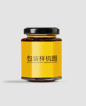 六边形罐装辣椒酱包装设计样机