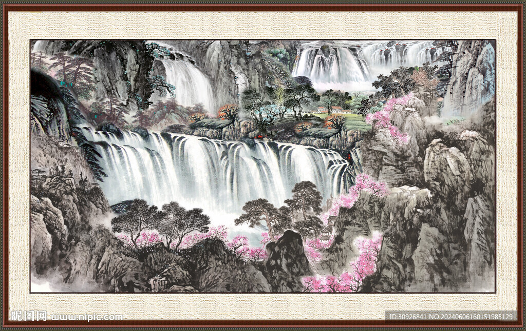 巨幅山水画 