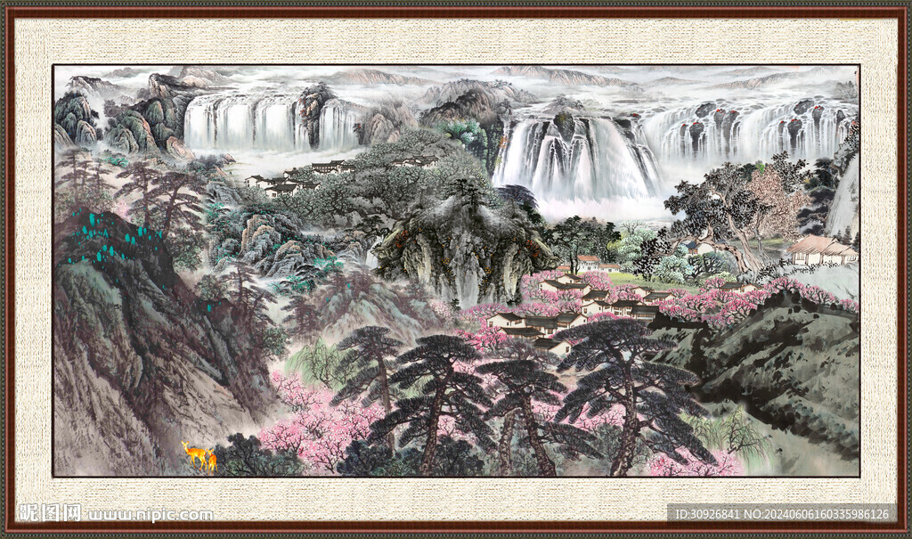 巨幅山水画