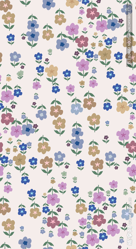小碎花 乱花