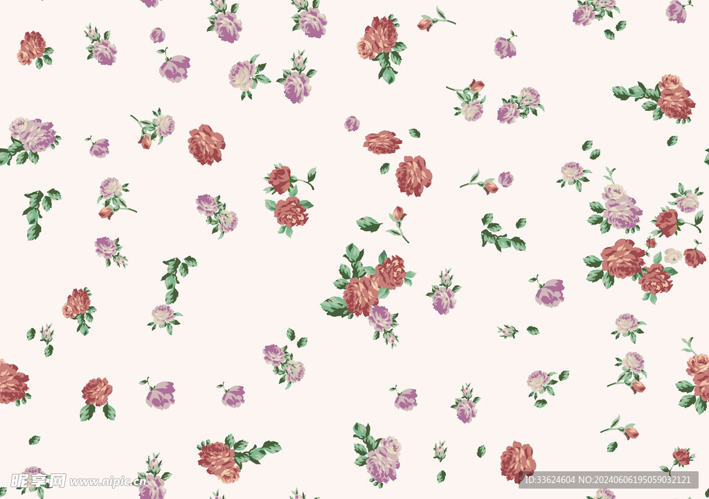 小碎花 乱花