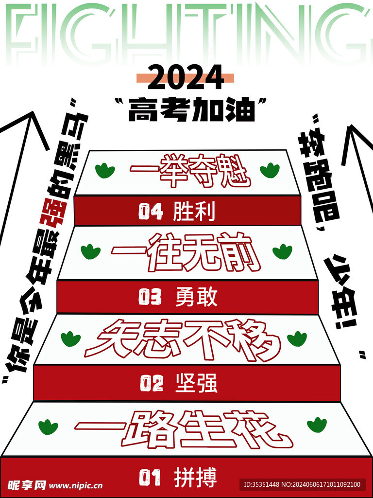 2024年高考祝福海报