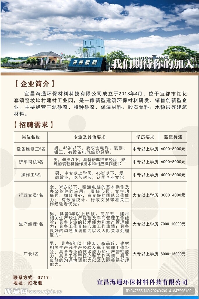 招聘海报