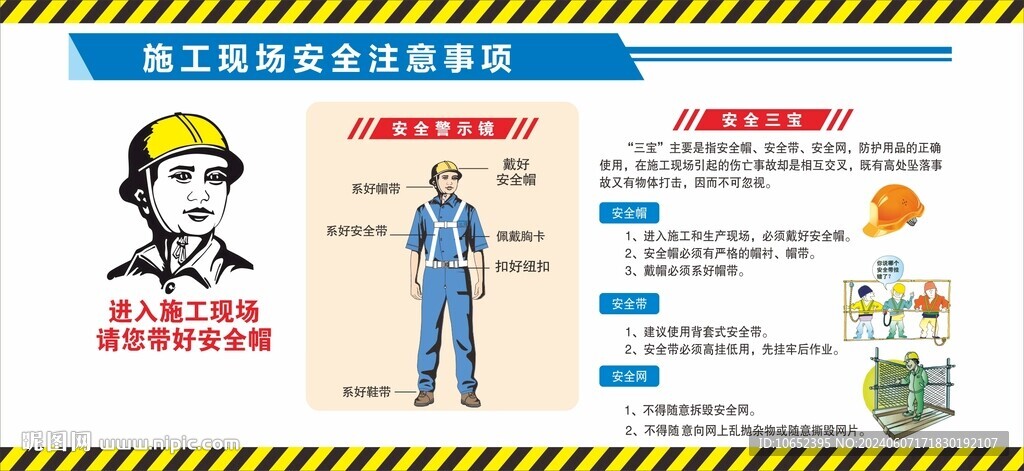 工地文明施工宣传展版