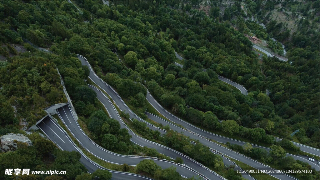 盘山路风景