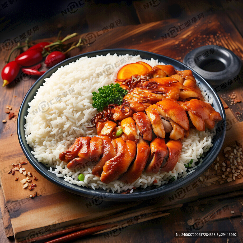 脆皮鸡饭