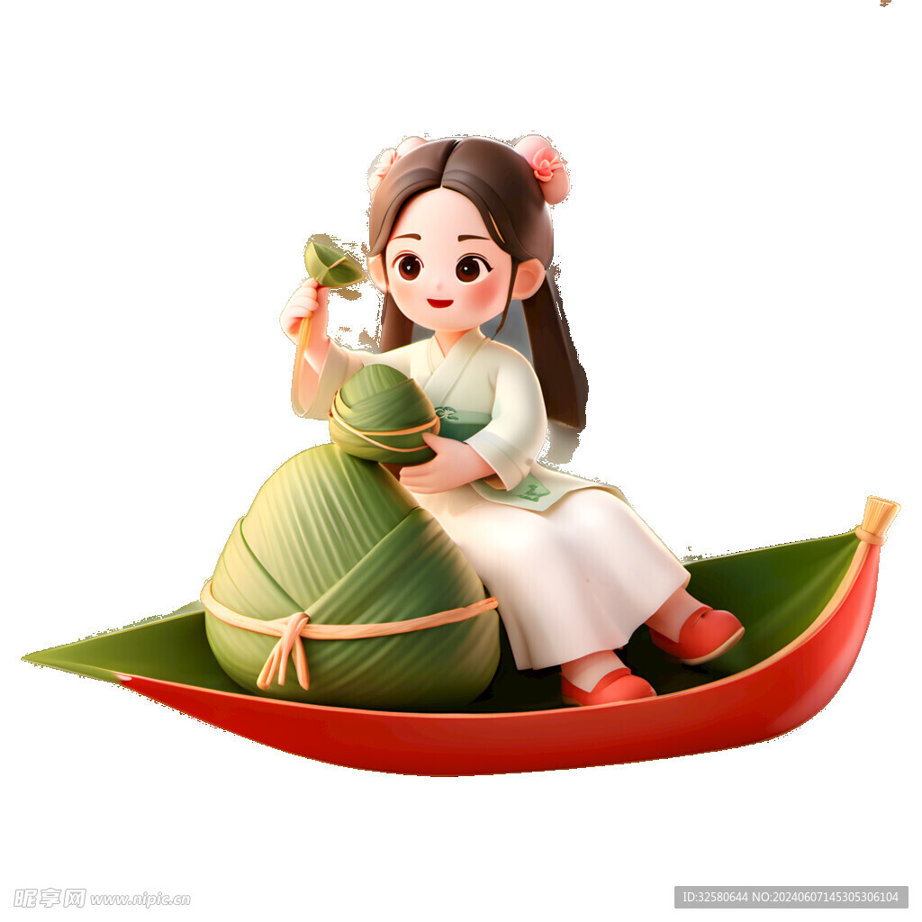 卡通端午粽子