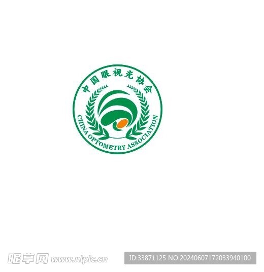 中国眼视光协会 矢量图