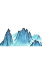 山峰高山群山国画古风山林免抠图