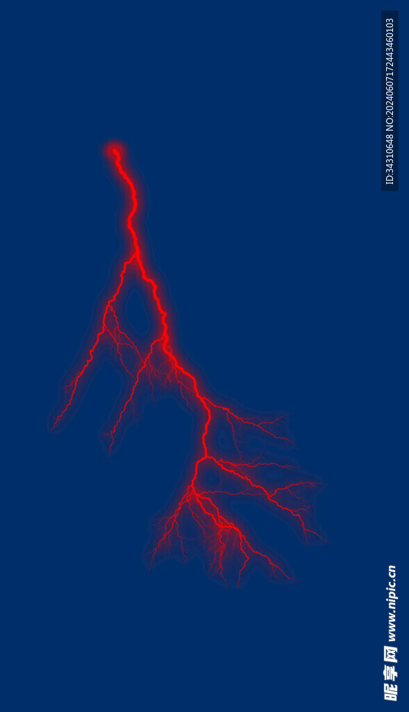 闪电雷电电闪雷鸣电流免抠元素