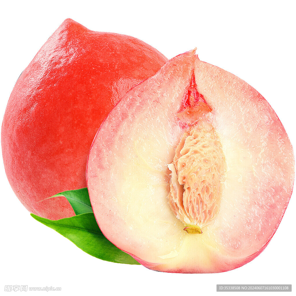 水蜜桃透明底