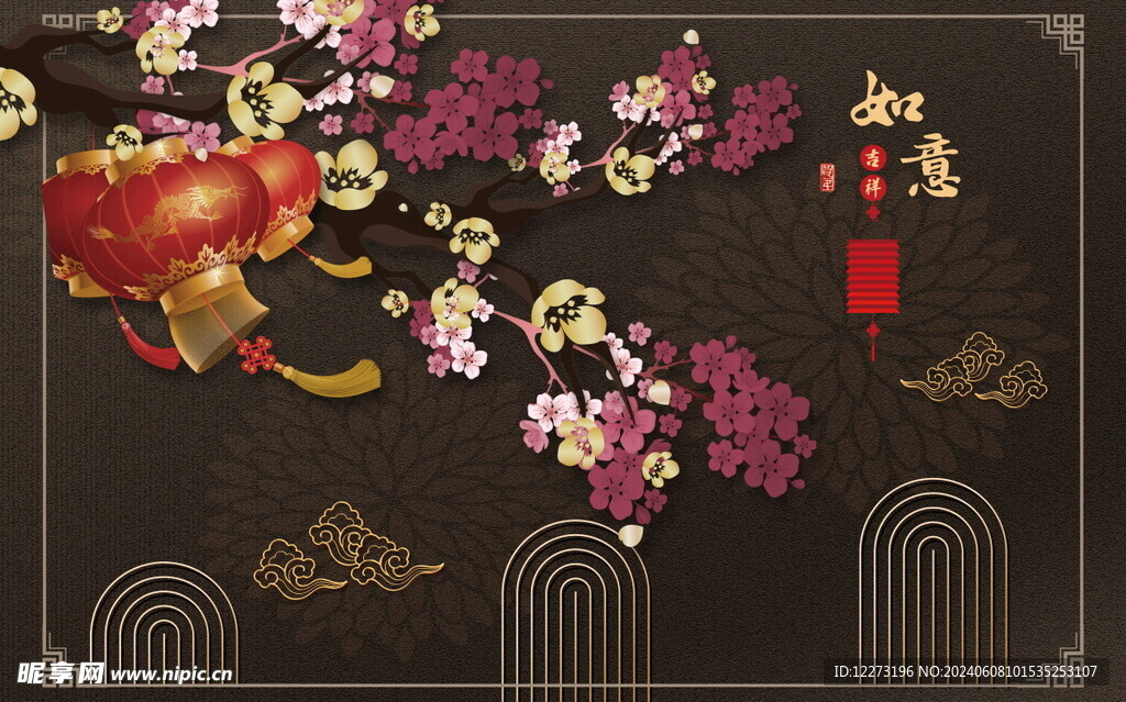 背景墙装饰画         