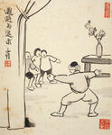 丰子恺国画          