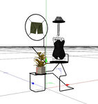 C4D模型 货架