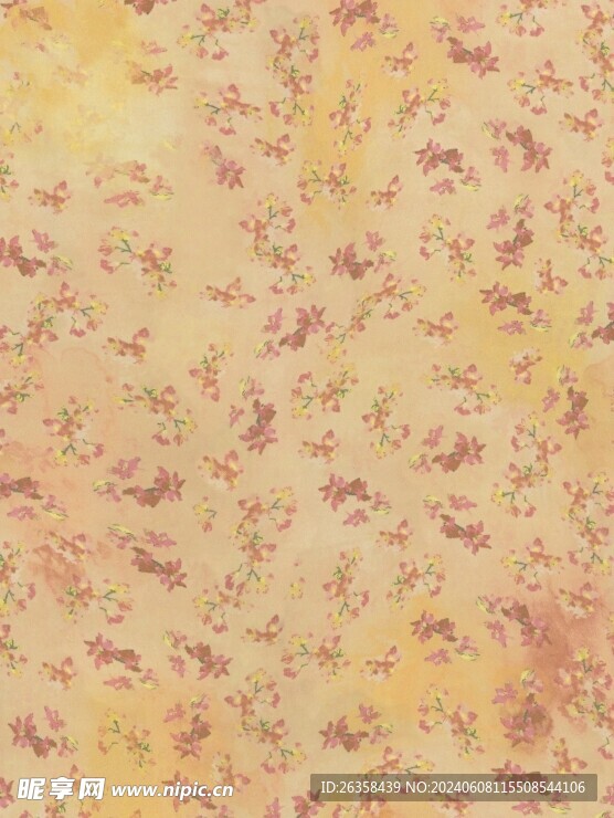 水彩花