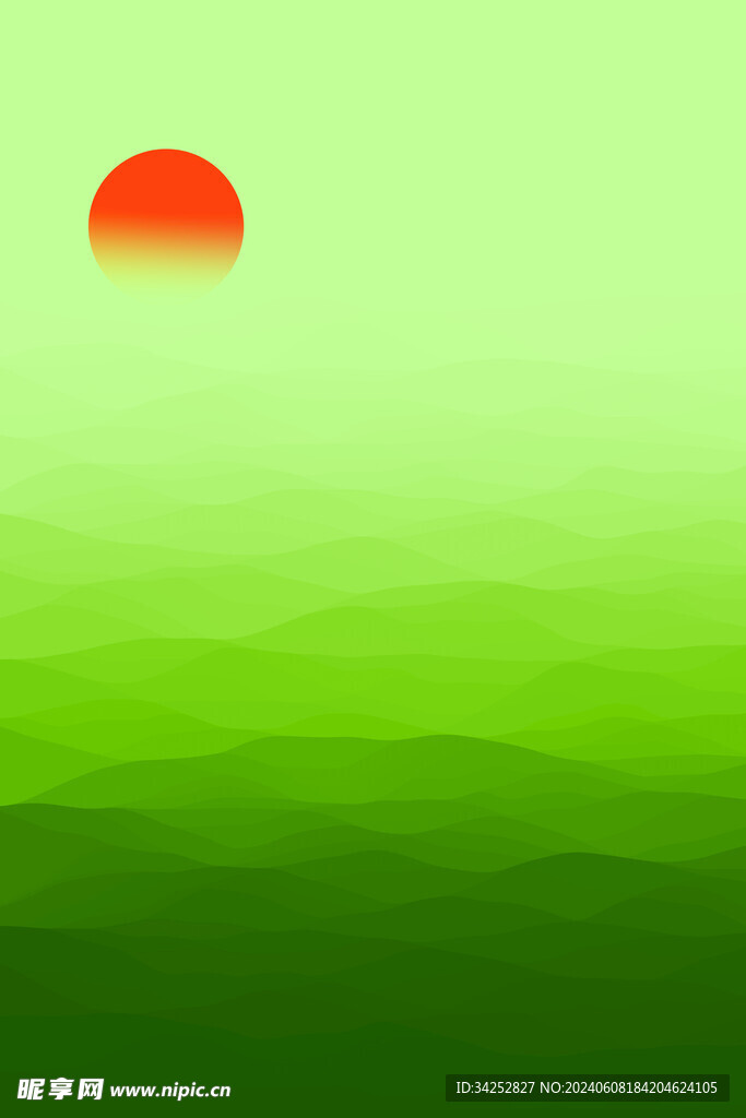 绿色背景