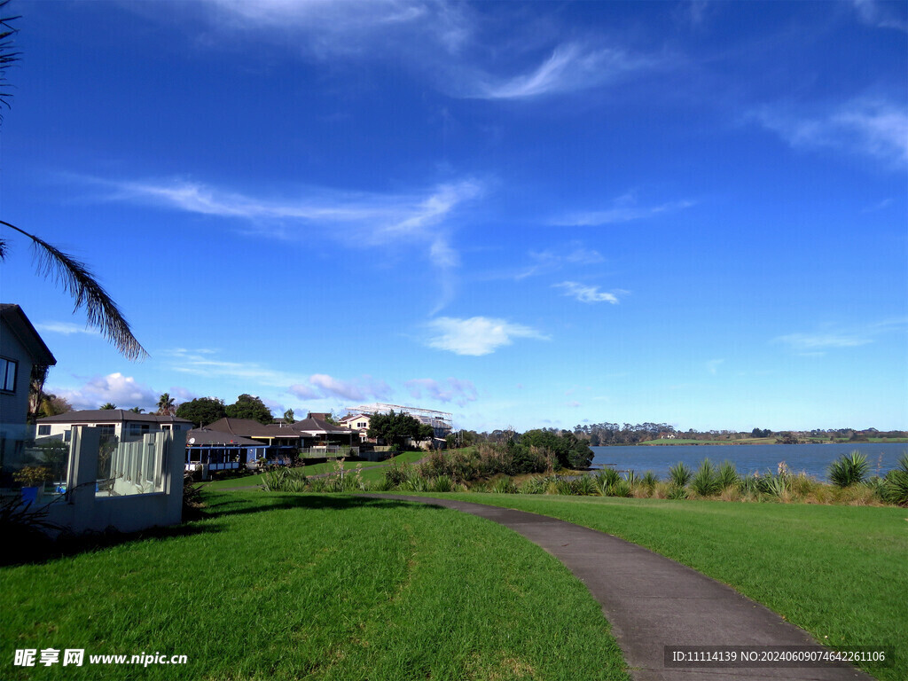 奥克兰海边小镇风景