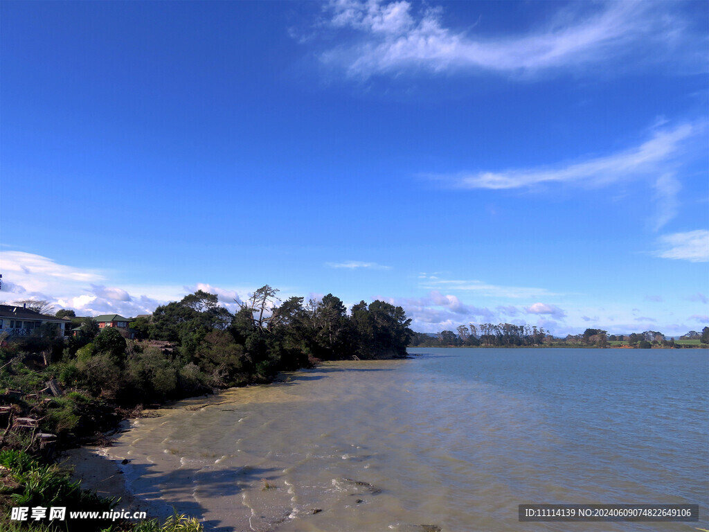 奥克兰海边小镇风景