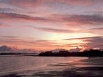 奥克兰海滨黄昏风景