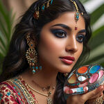 印度美妆美女
