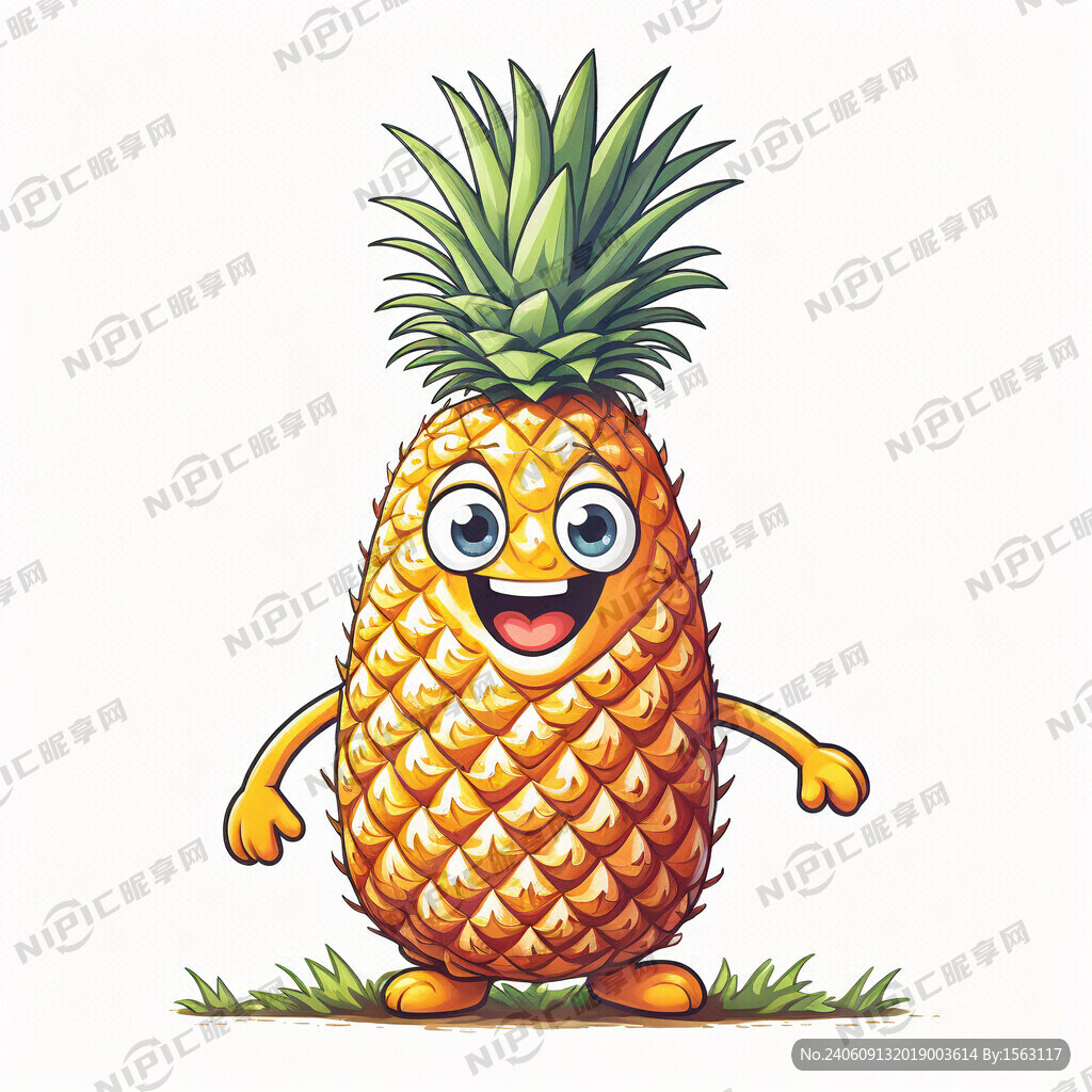卡通菠萝