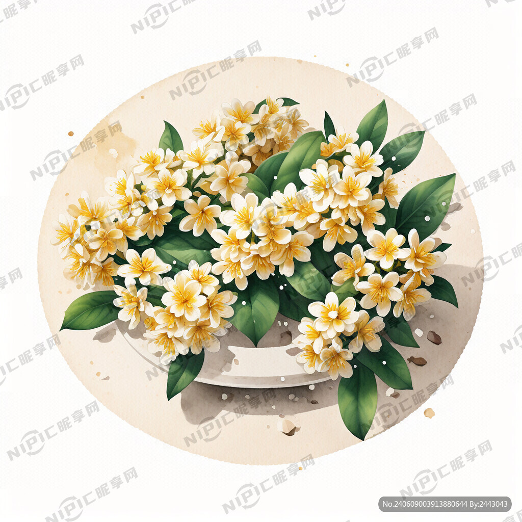 一盘桂花