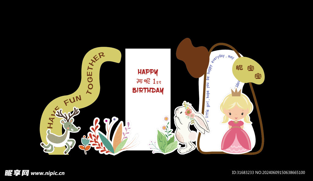 生日宴会  生日KT板