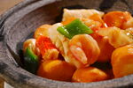 虾仁豆腐煲 