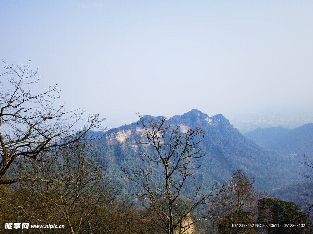 青城山山顶风光