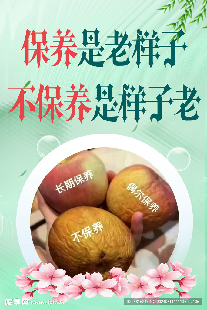 保养海报