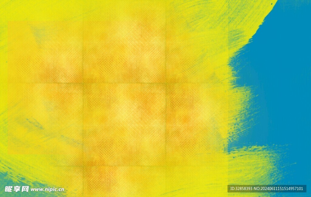 黄色涂鸦抽象纹理