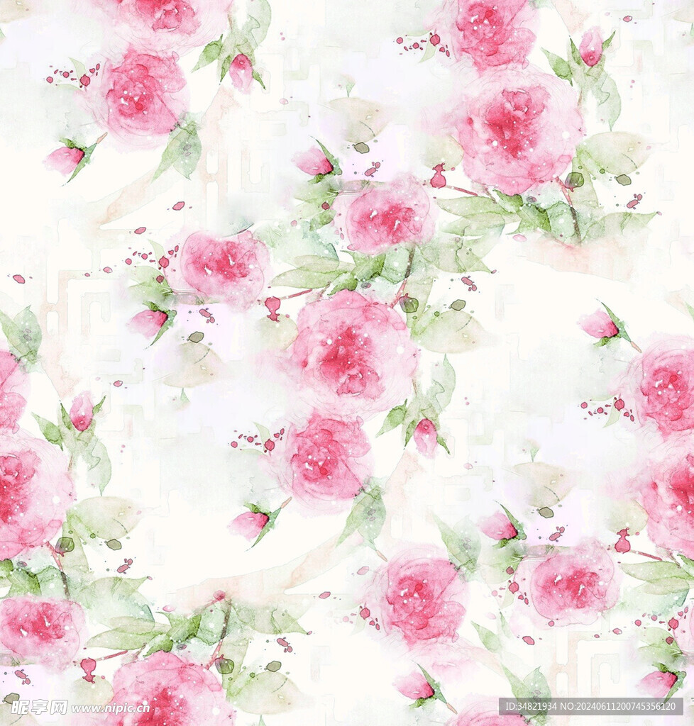 水彩花花