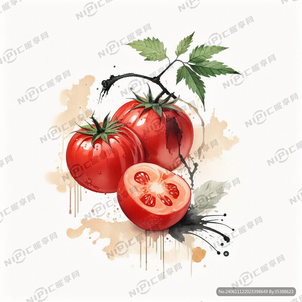 关于番茄的海报