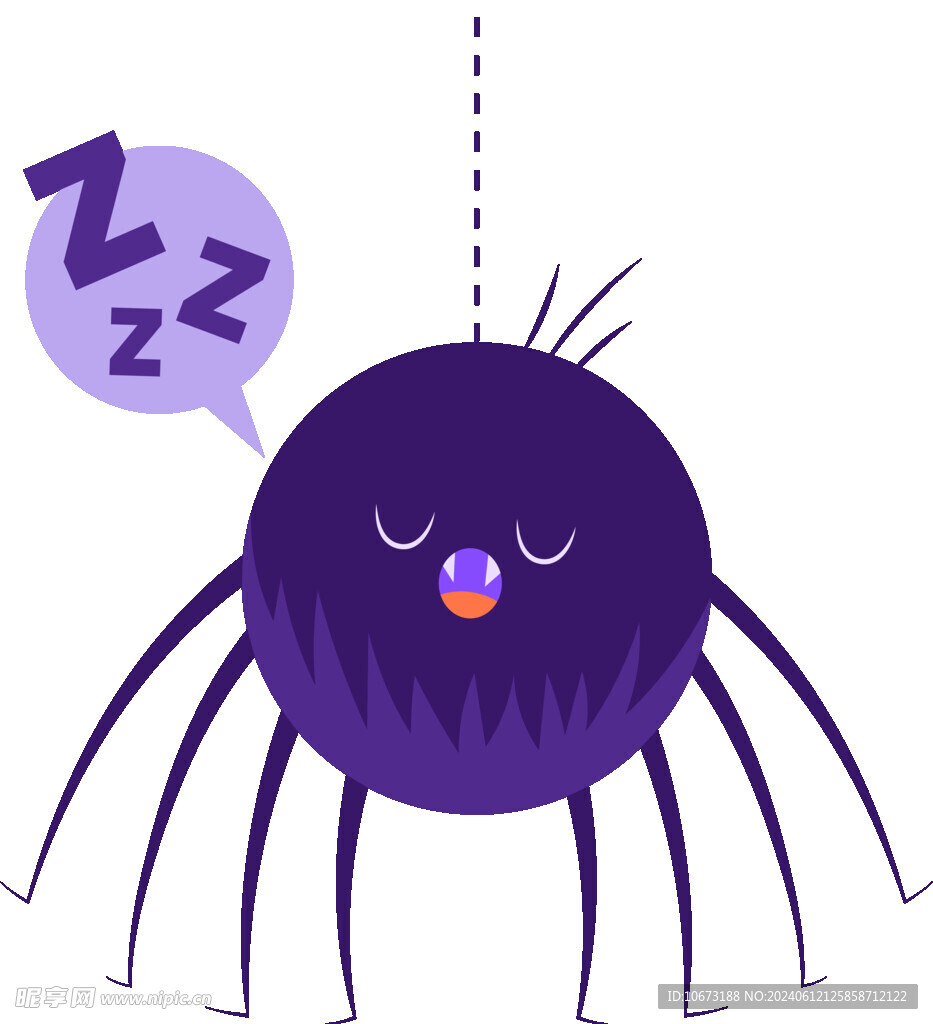 卡通可爱蜘蛛