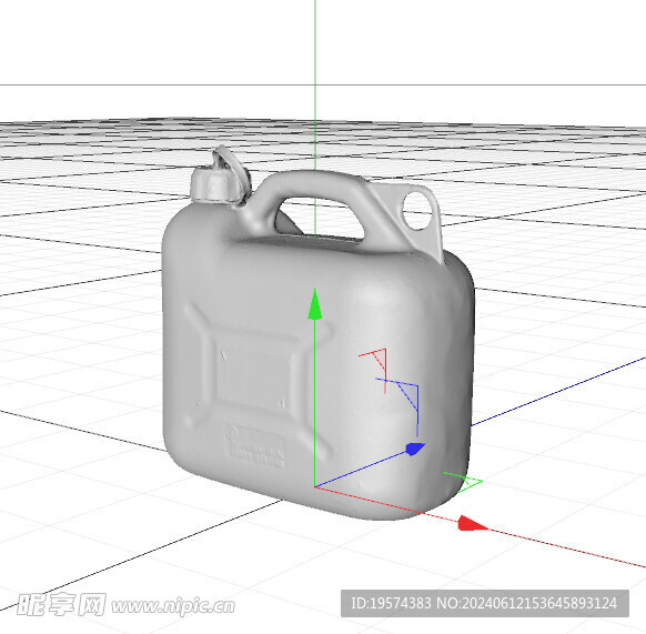 C4D模型 旧油桶子