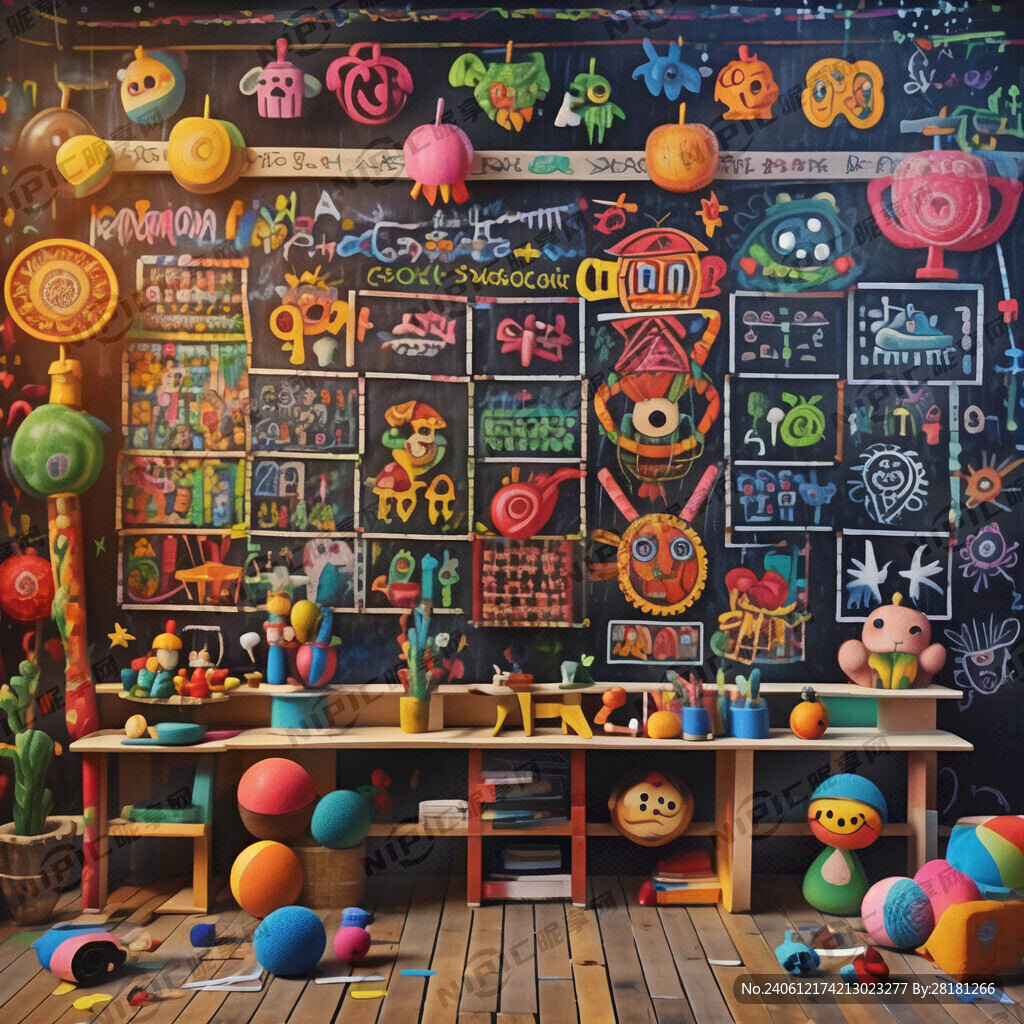 五彩缤纷的童年乐黑板报