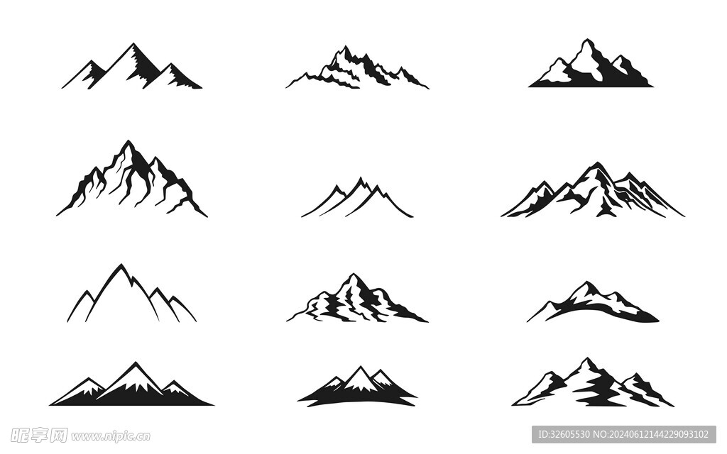 山矢量图