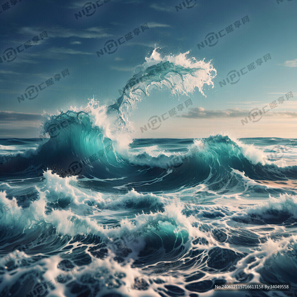 海浪字体