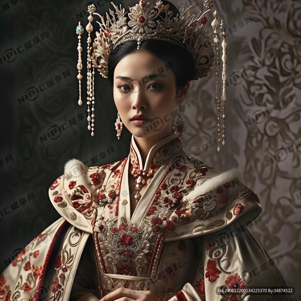 皇后女王 正面 古装 高质量