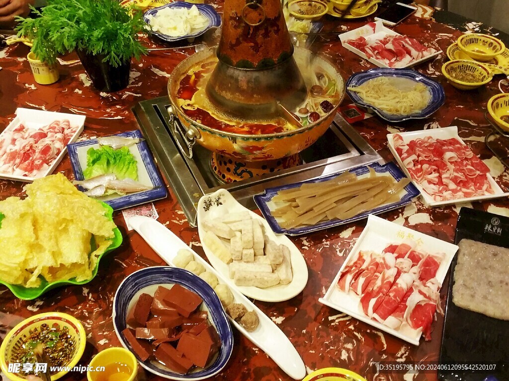 铜锅涮肉