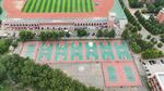 学校篮球场航拍