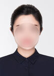 黑西装证照正装装服装证件照女装