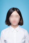黑西装证照正装装服装证件照女装