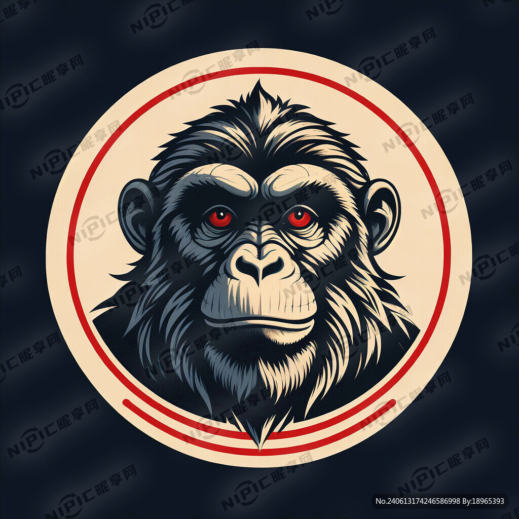 用一只猿生成一个标志