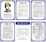 五牌一图工地规章制度展板