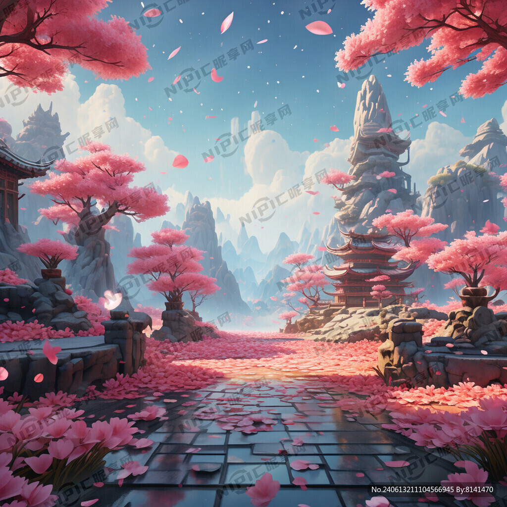 游戏梦幻唯美新中式风景 超高清
