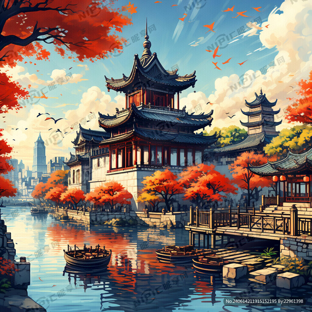 松江浦江之首 古建筑