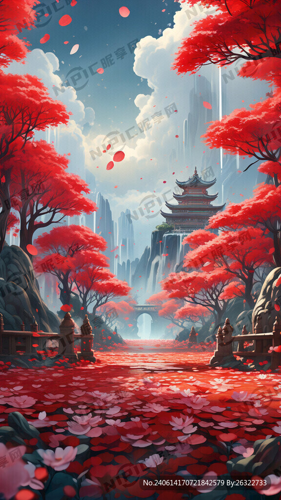 游戏梦幻唯美新中式风景 超高清