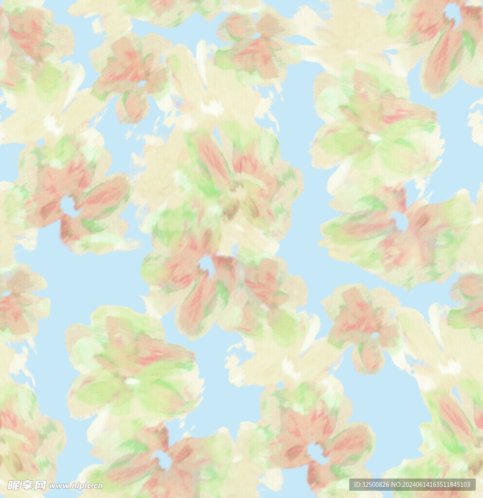 扎染花