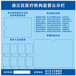 医疗机构监督公示栏